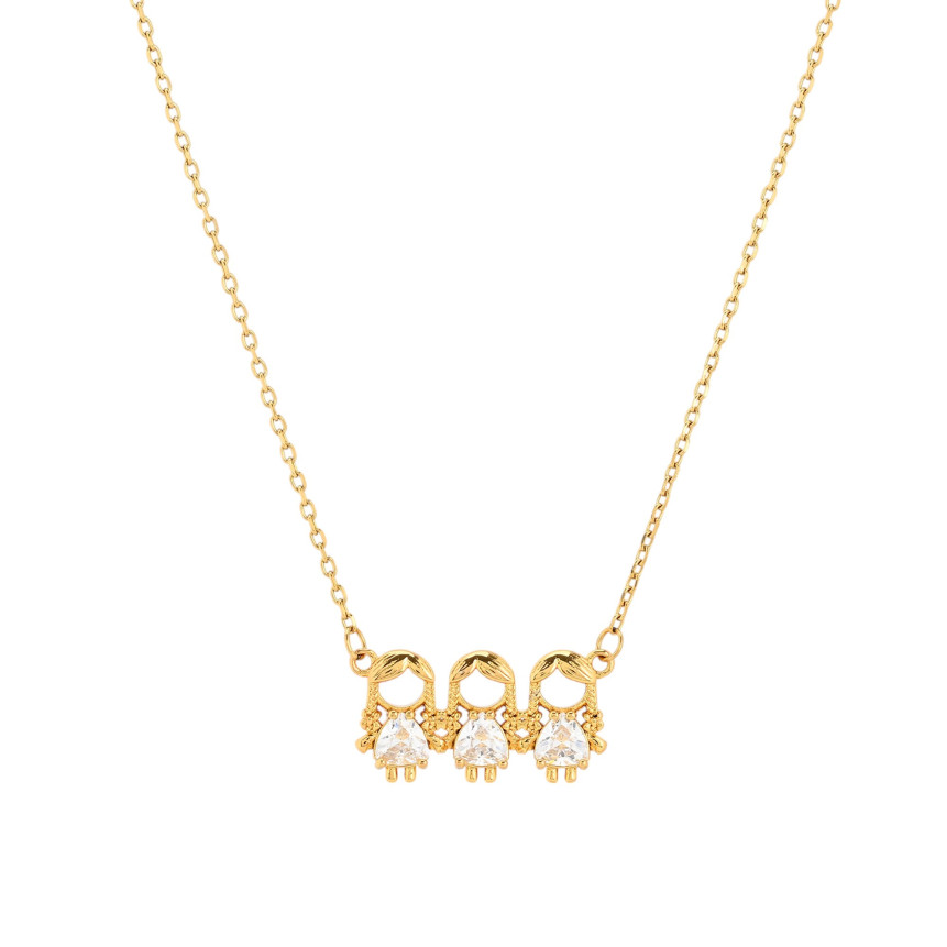 Collana BeLove con tre bambine