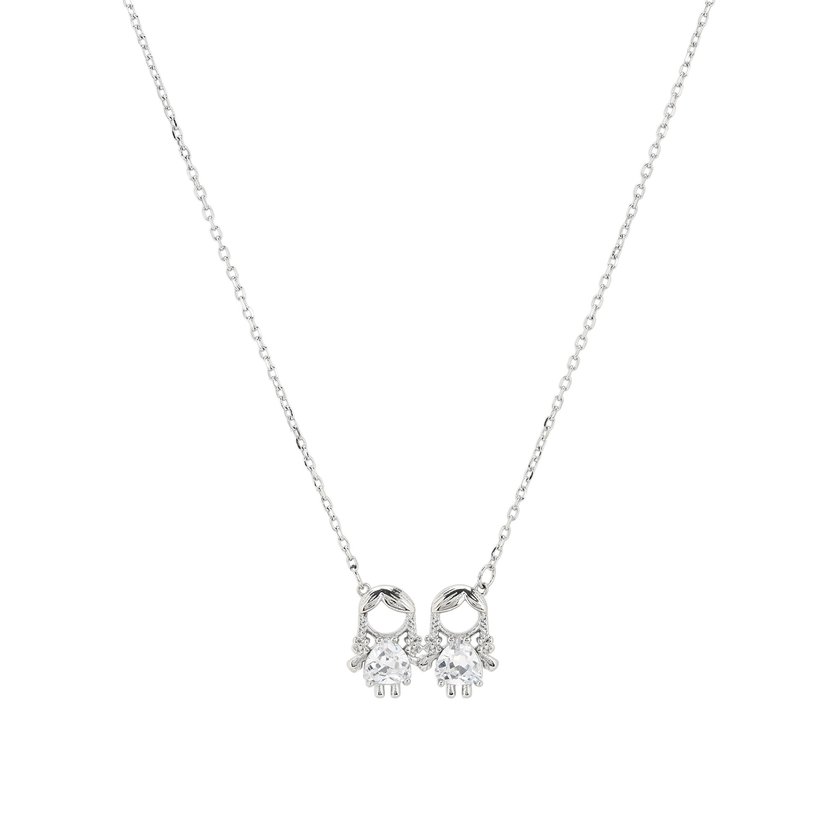 Necklace BeLove with pendant two girls