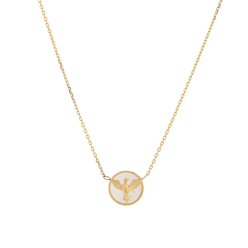 Collana acciaio colomba GB