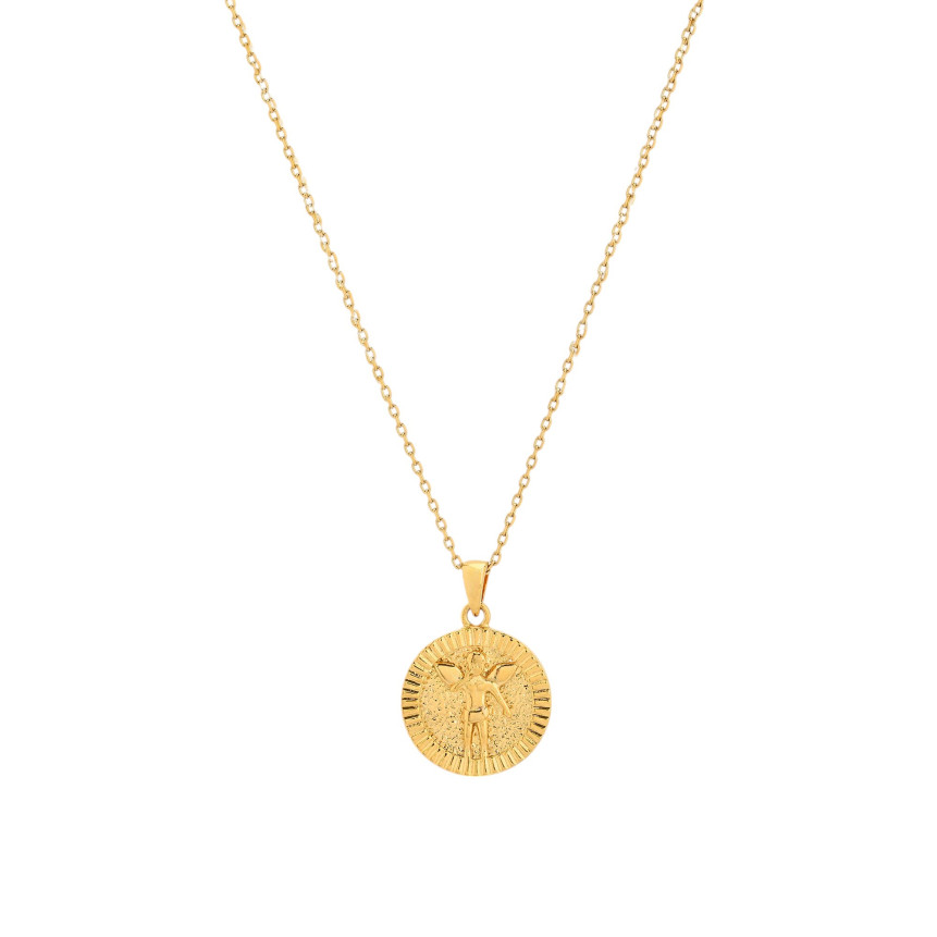 Collar semi joya Cristo GB