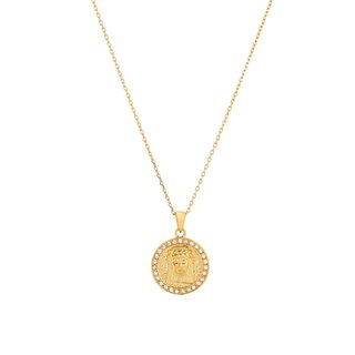 Semi precious necklace Christ GB