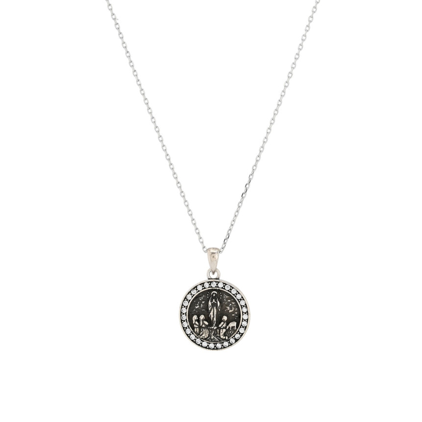 Collier semi précieuse Notre-Dame de Fátima GB