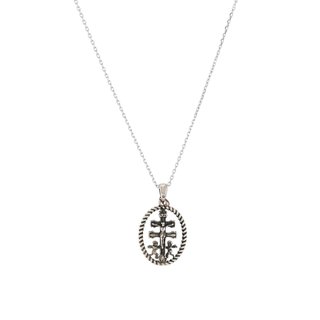 Collar semi joyas cruz de caravaca GB