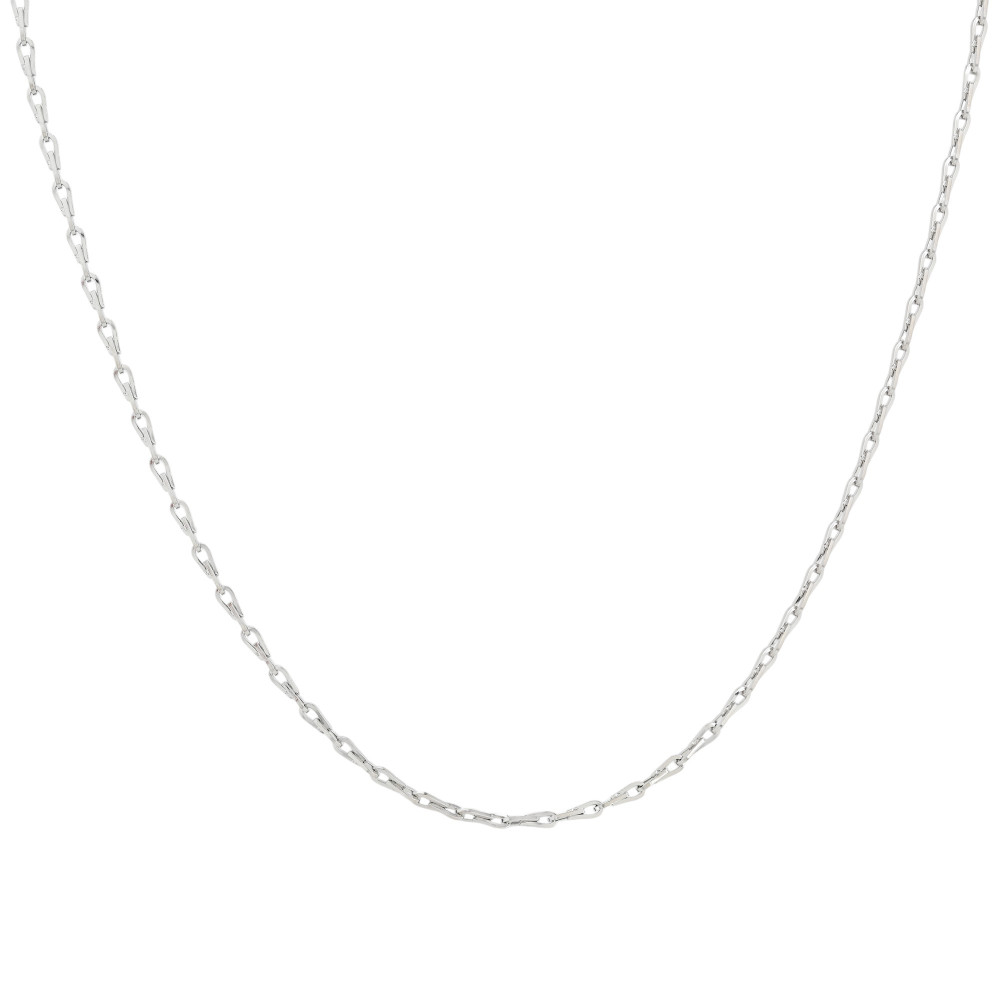 Basic steel necklace oval GB
