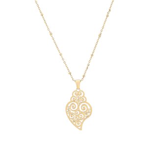 Collier en acier Cœur de Viana