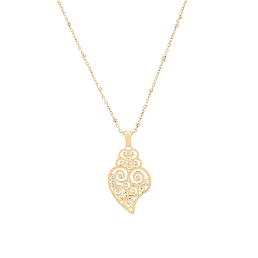 Collar de acero Corazón de Viana