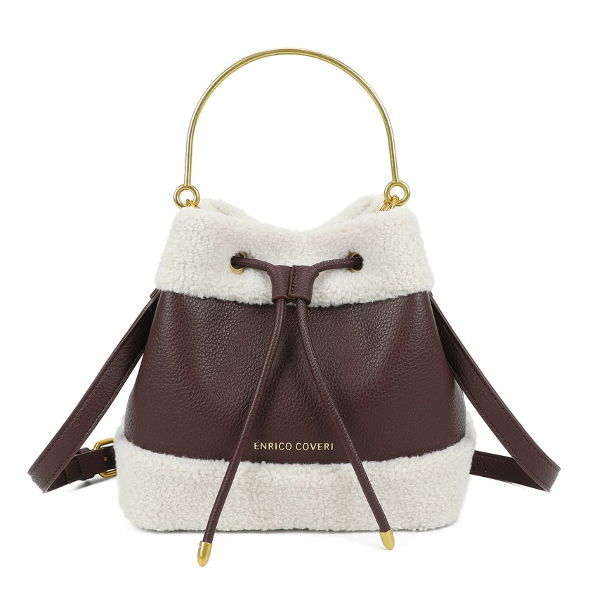 Bolso de mano con peluche