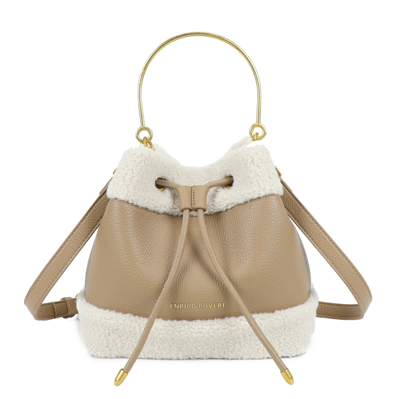 Bolso de mano con peluche