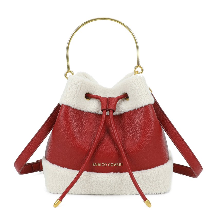 Sac à main avec fourrure