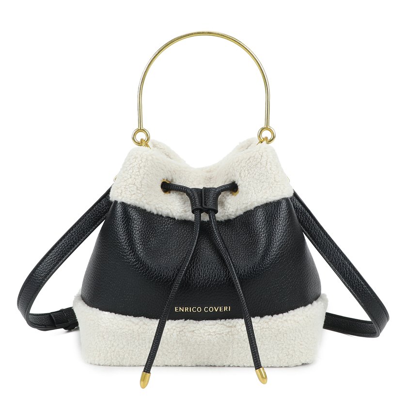 Sac à main avec fourrure