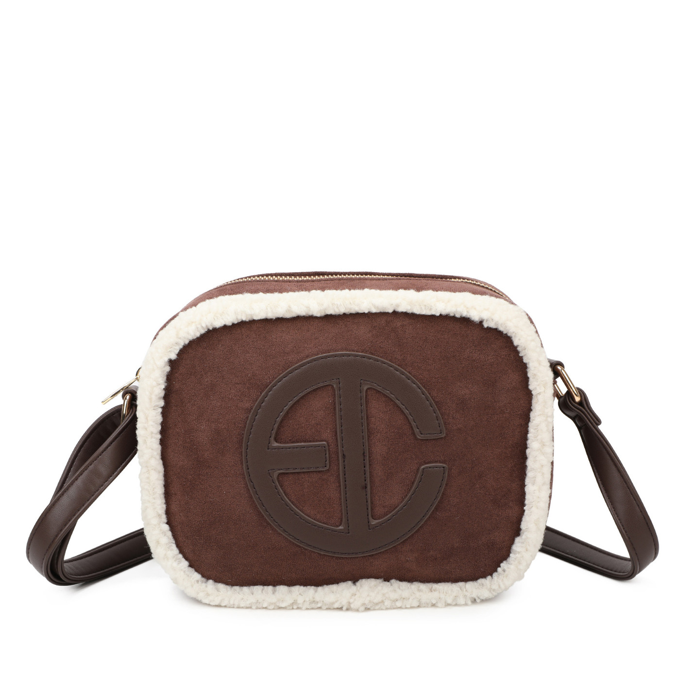 Sac à bandoulière avec fourrure