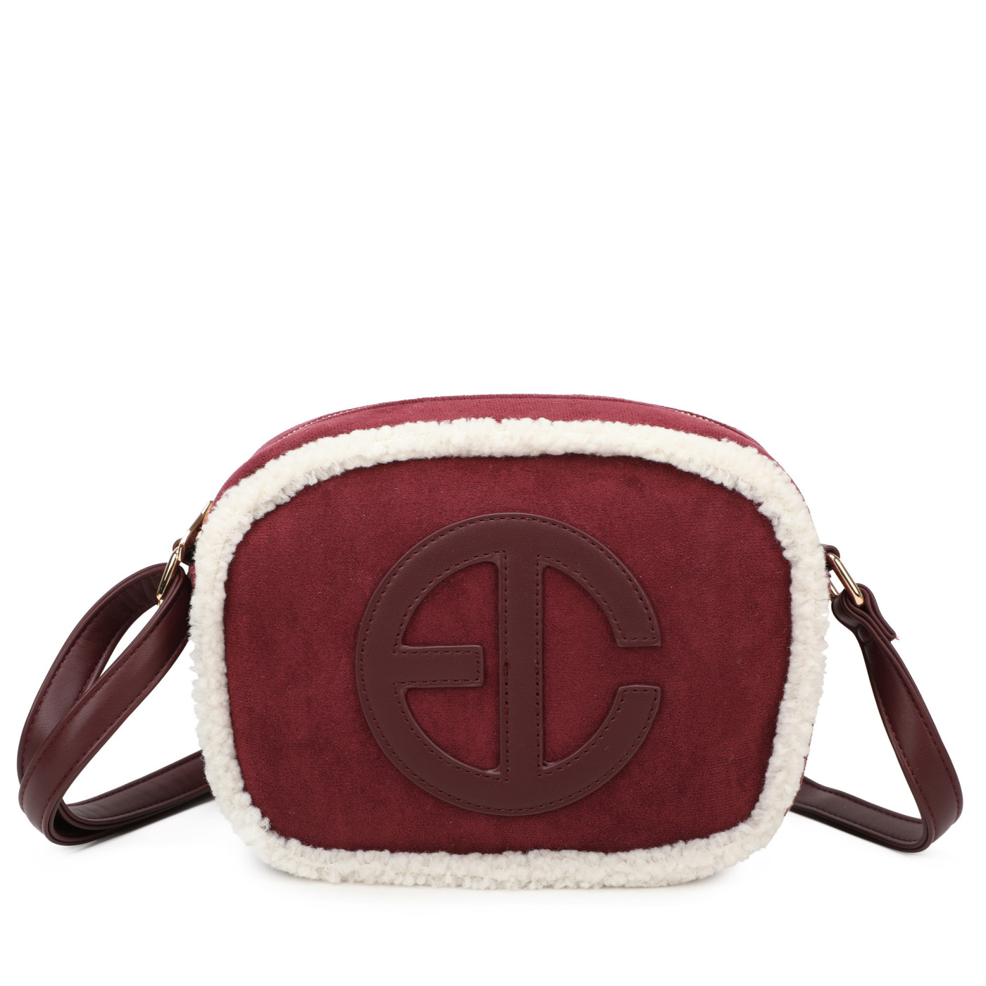 Sac à bandoulière avec fourrure