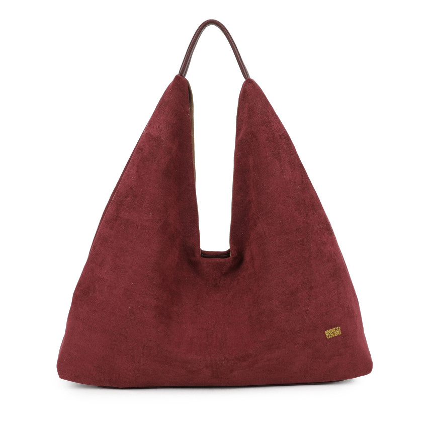 Borsa Shopper in camoscio