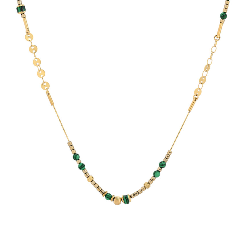 Collier Delicate en acier avec petits éléments