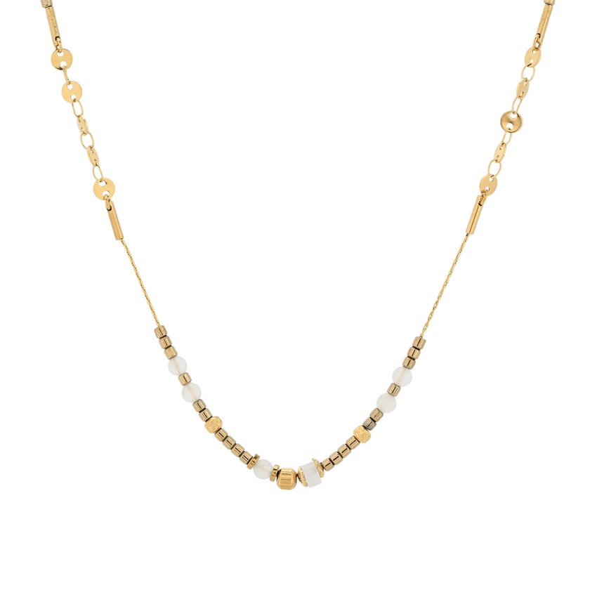 Colar Delicate em aço com pecinhas
