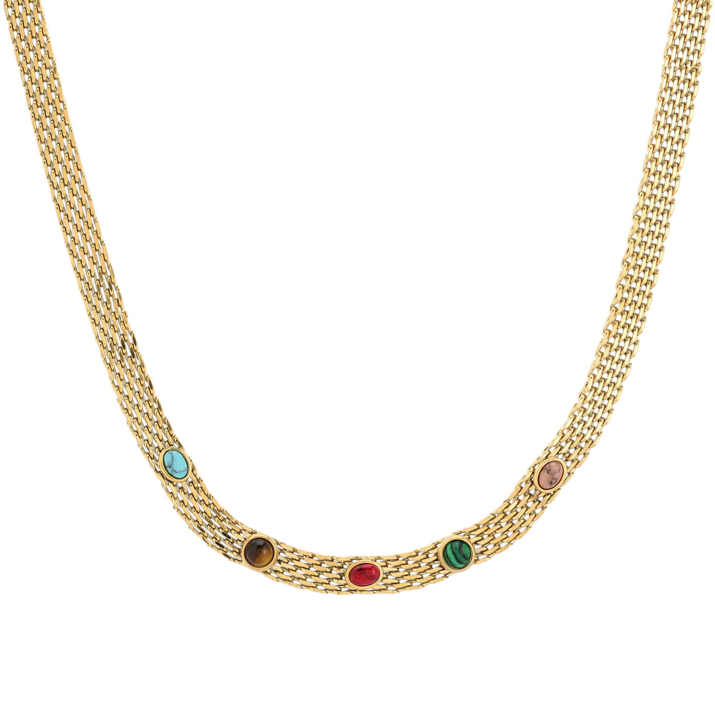 Collier en acier irrégulier épais GB
