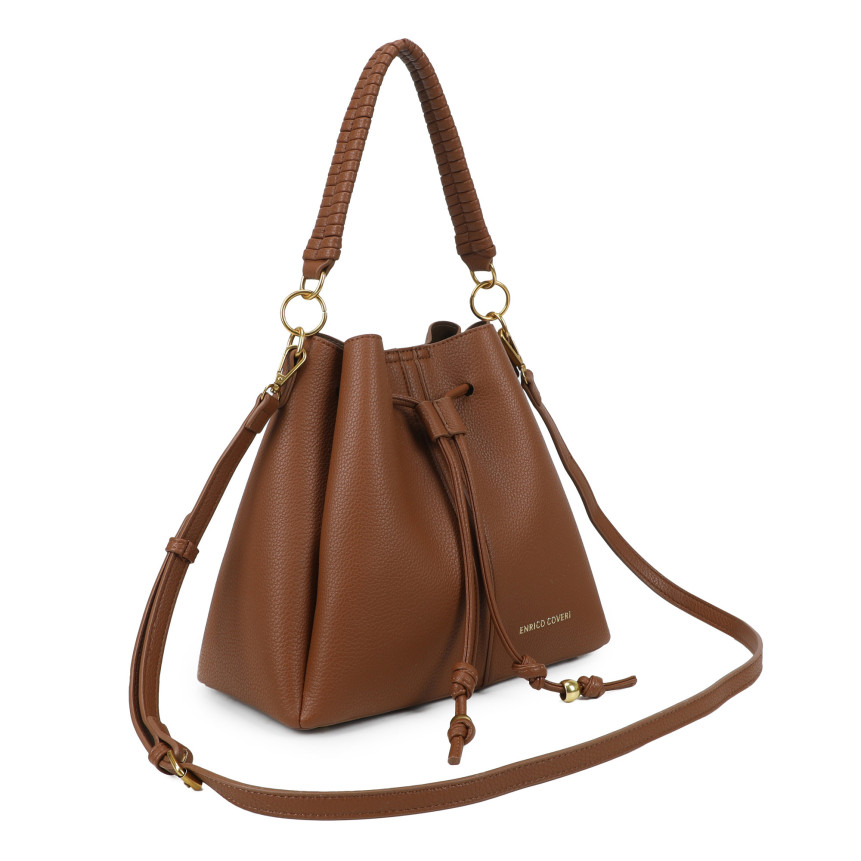 Bolso Shopper estilo caramelo