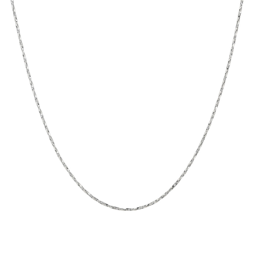 Colar Delicate malha básica entrelaçada