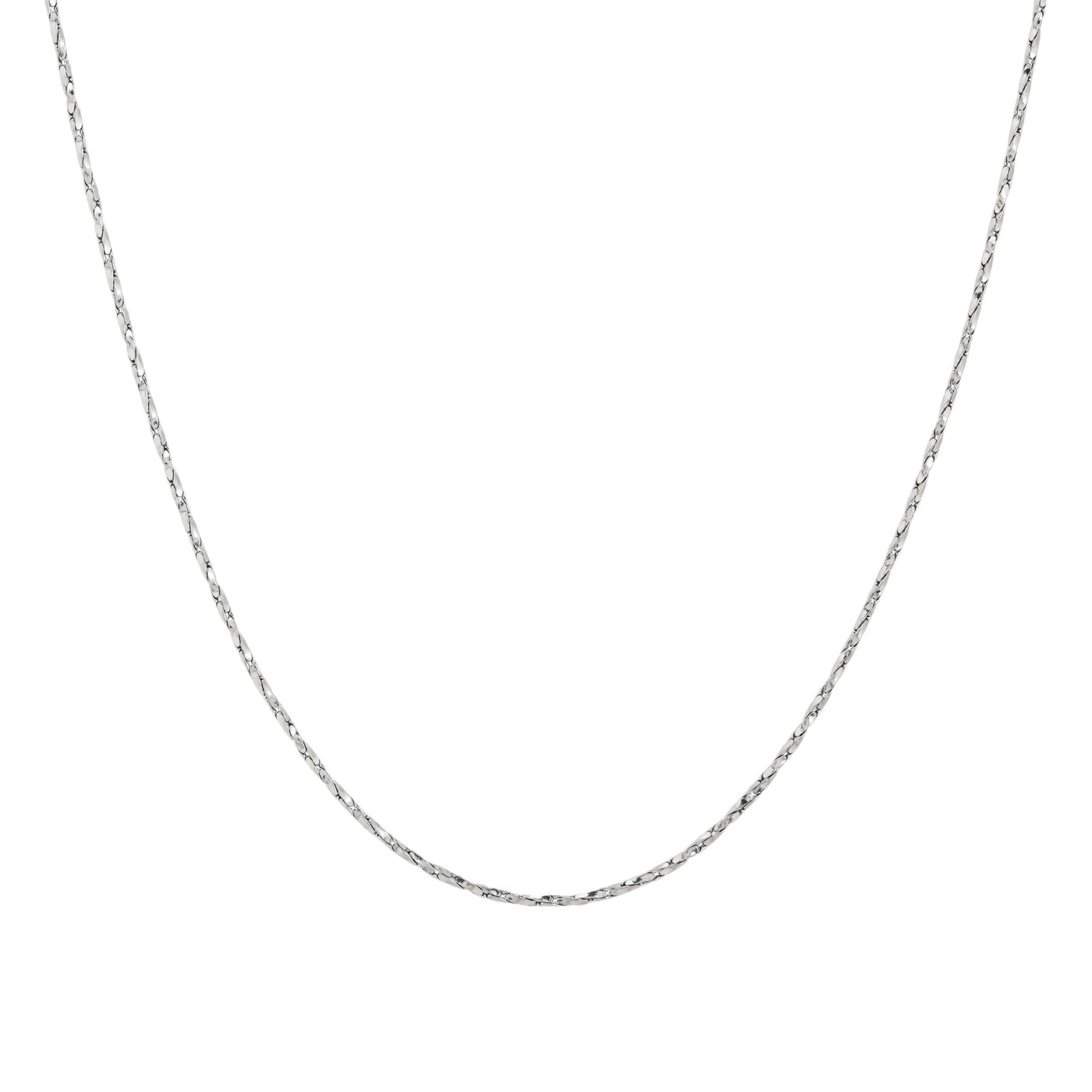 Collar Delicate malla básica entrelazada