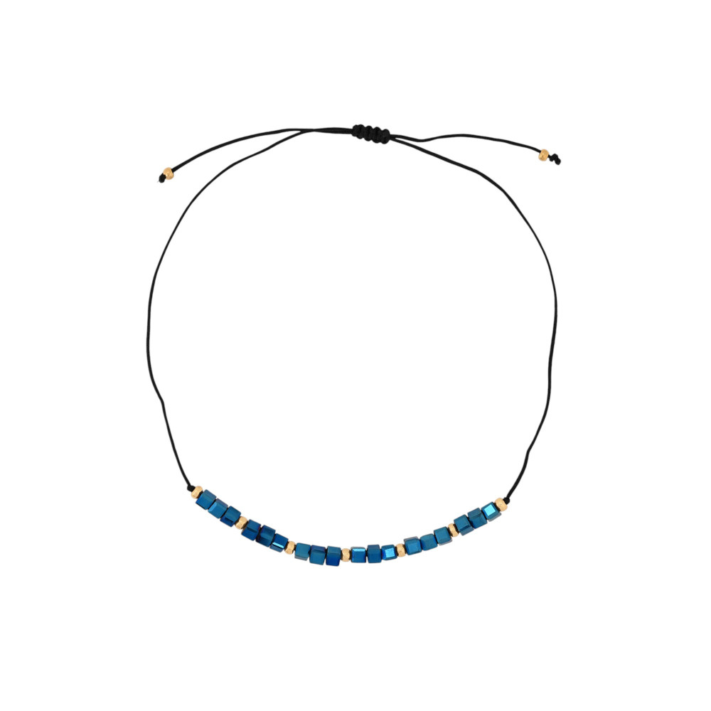 Set di tre braccialetti in acciaio rosso