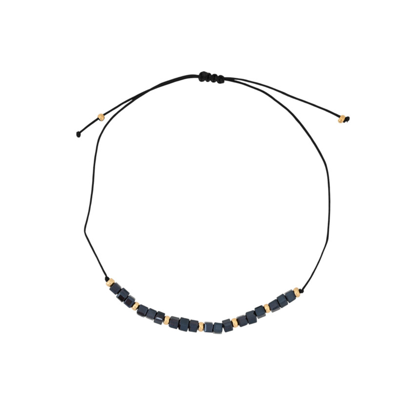 Set of Three Gray Steel Bracelets