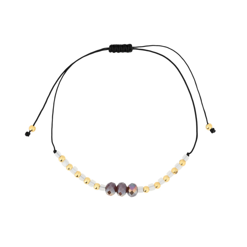 Set of Three Pink Steel Bracelets