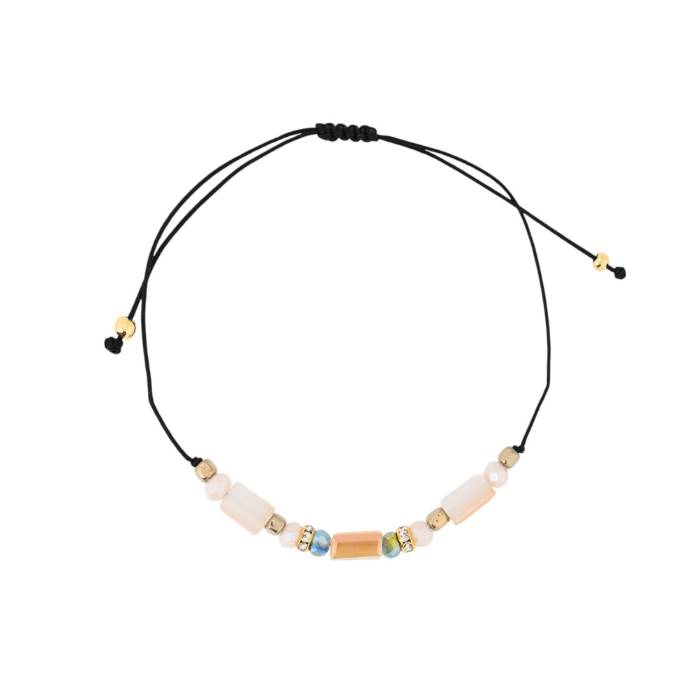 Set of Three Pink Steel Bracelets