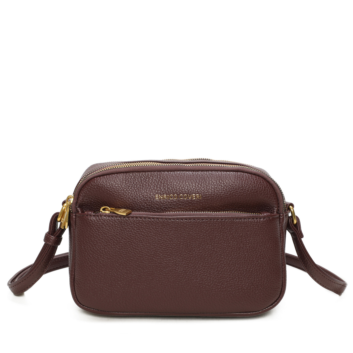 Crossbody Bag with Multiple Zippers