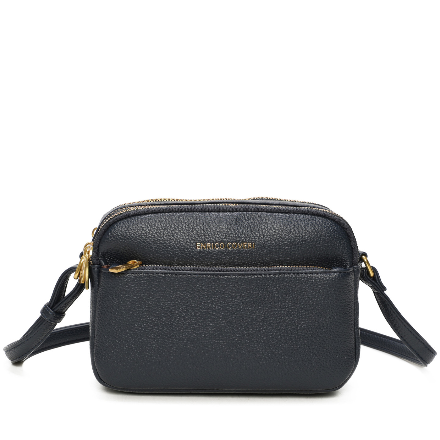 Crossbody Bag with Multiple Zippers