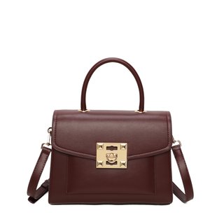 Sac à bandoulière avec détails dorés