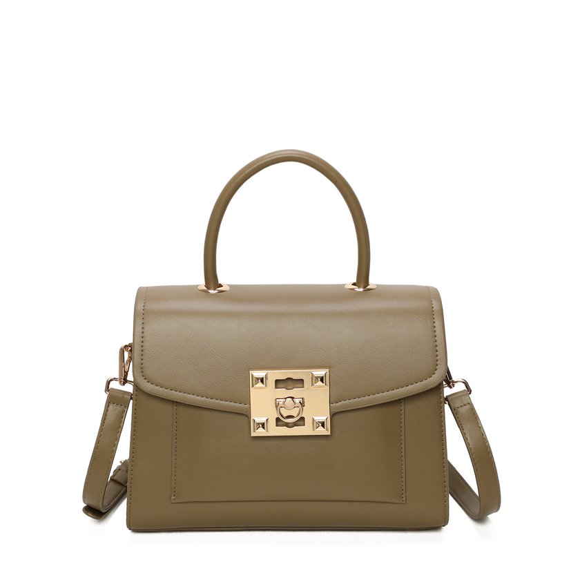 Sac à bandoulière avec détails dorés