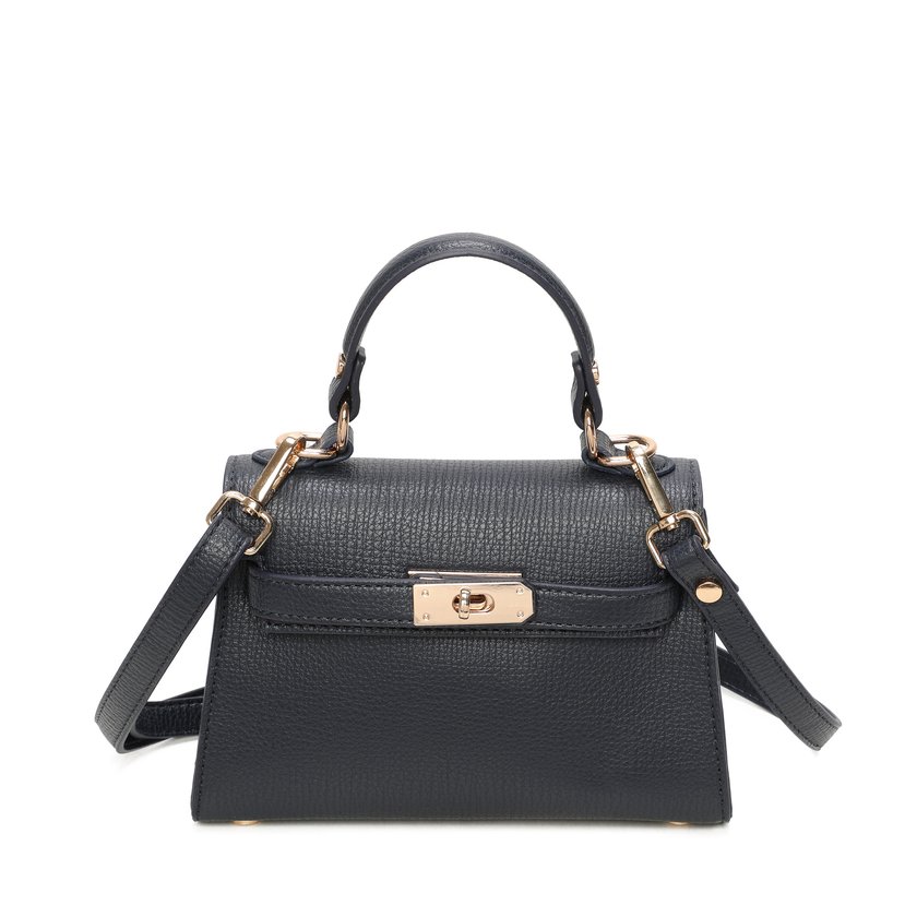 Sac à bandoulière avec détails dorés