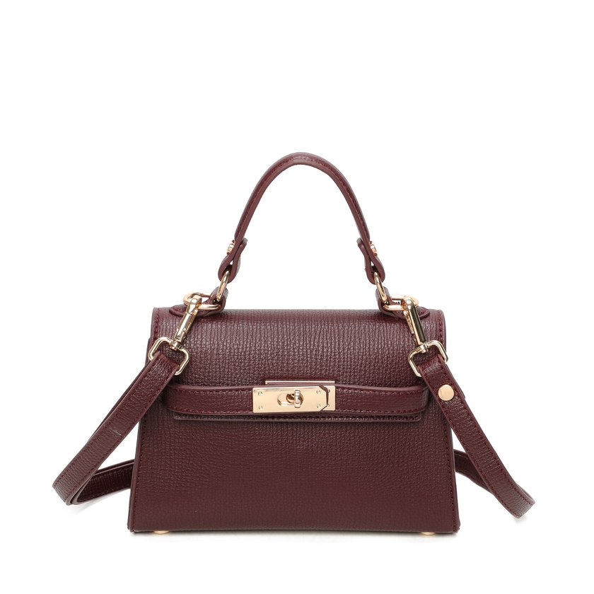 Sac à bandoulière avec détails dorés