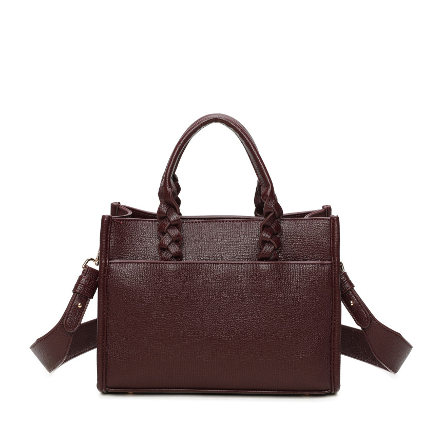 Shopper Bag with Braided Handle