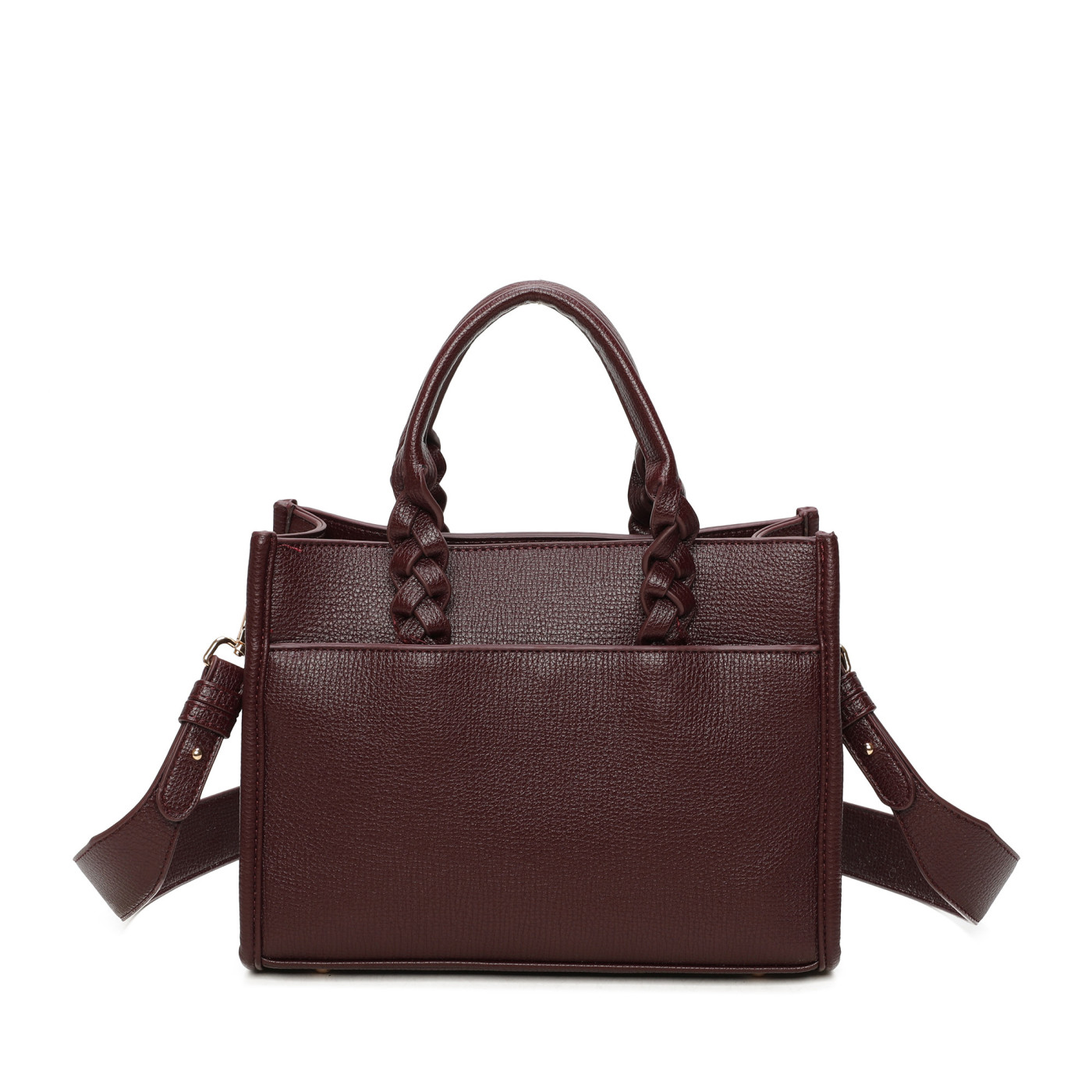 Shopper Bag with Braided Handle