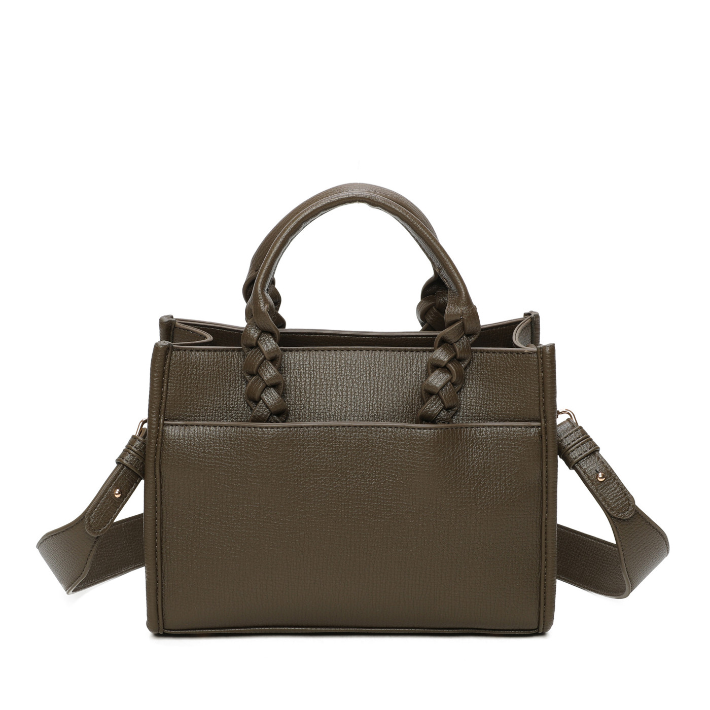Shopper Bag with Braided Handle