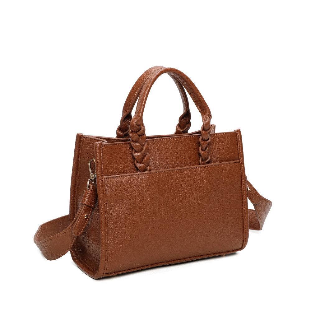Shopper Bag with Braided Handle