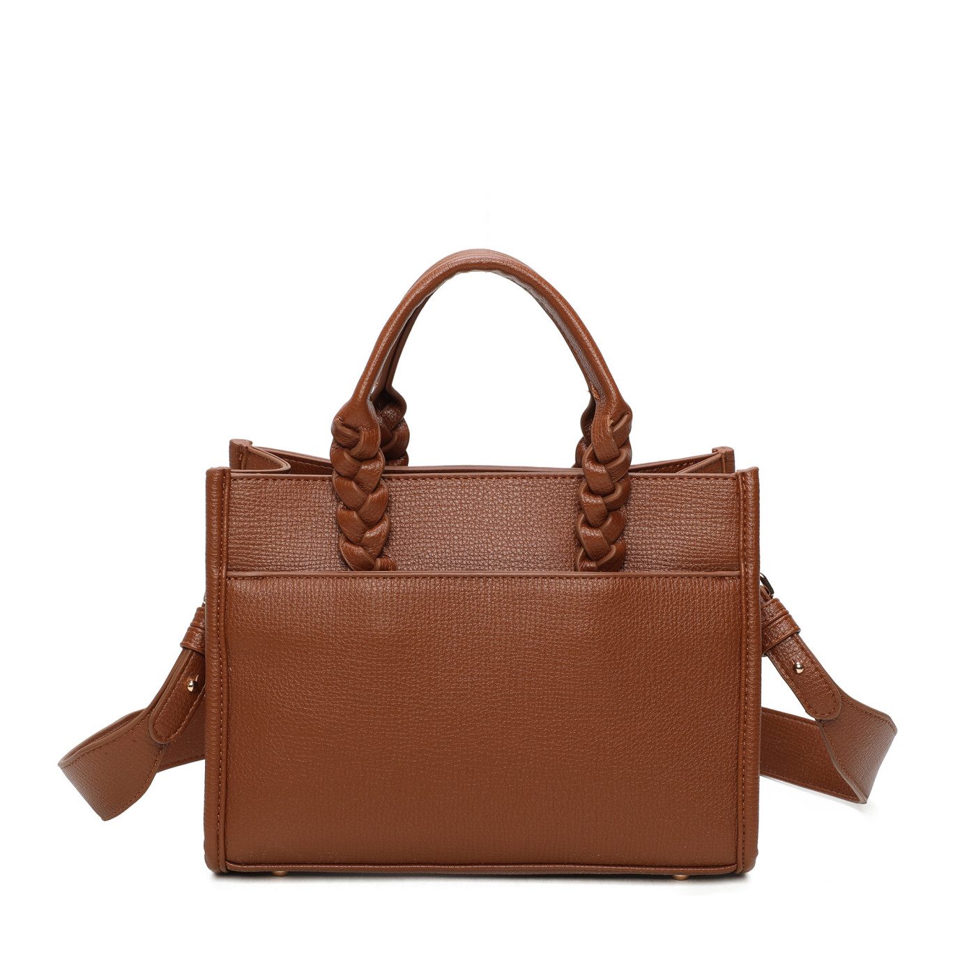 Shopper Bag with Braided Handle