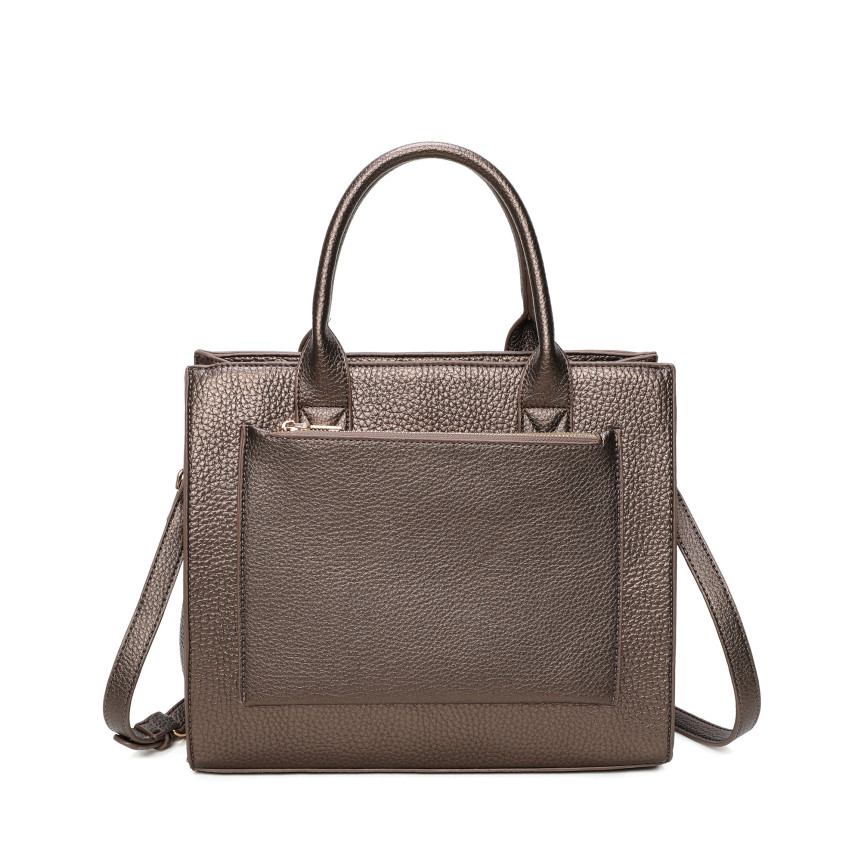 Shopper Bag with Zipper