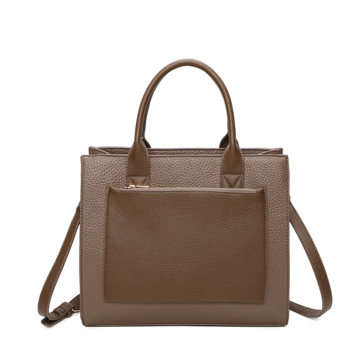 Shopper Bag with Zipper