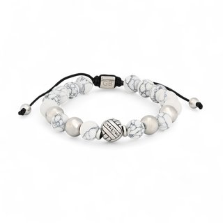 Pulseira homem elástica branca voleibol GB