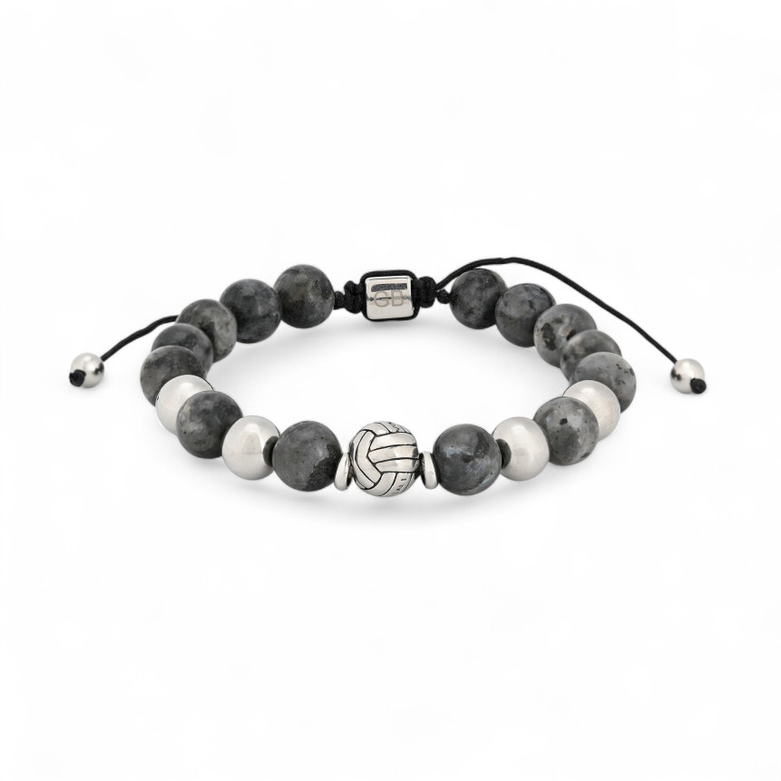 Pulseira homem elástica pedra terra voleibol GB