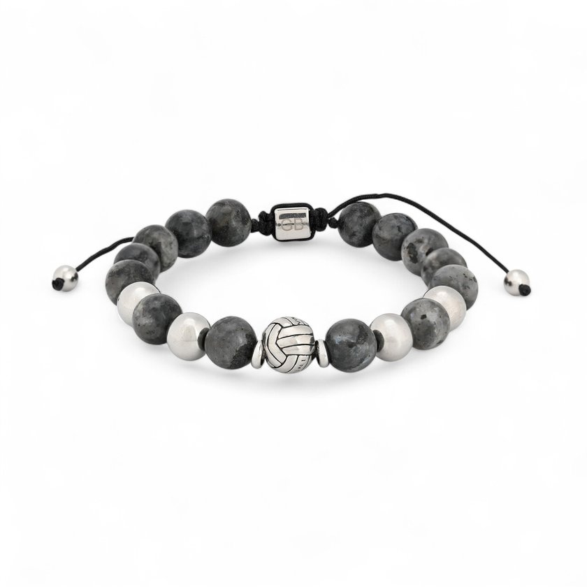 Pulseira homem elástica pedra terra voleibol GB