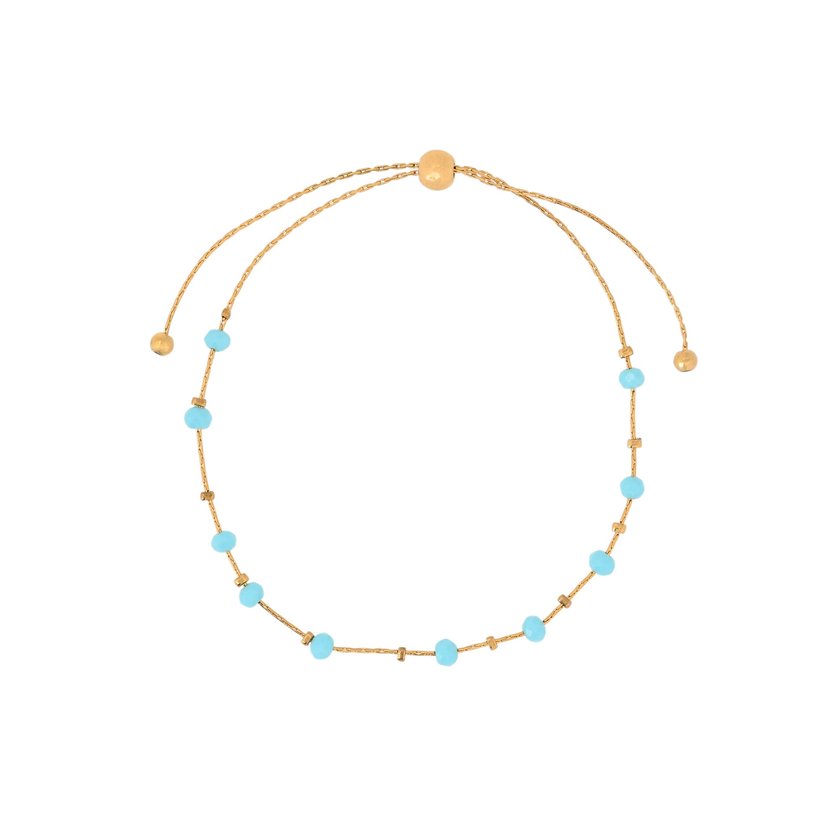 Bracciali regolabile in acciaio perle GB