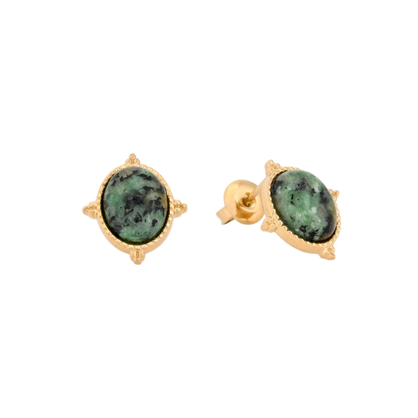 Pendientes en acero redondos GB