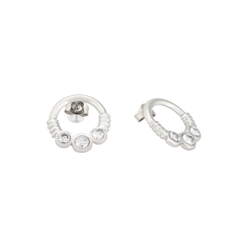 Stainlees Steel earrings rounds GB