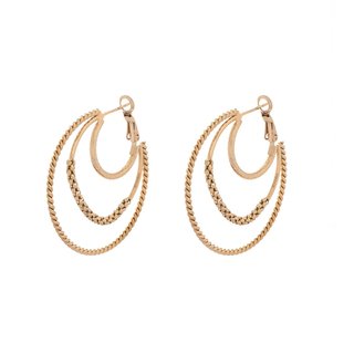 Triple stainless steel hoops GB