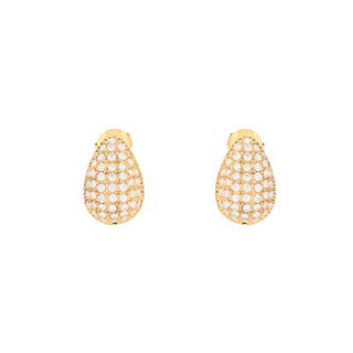 Brincos Delicate gota brilhantes