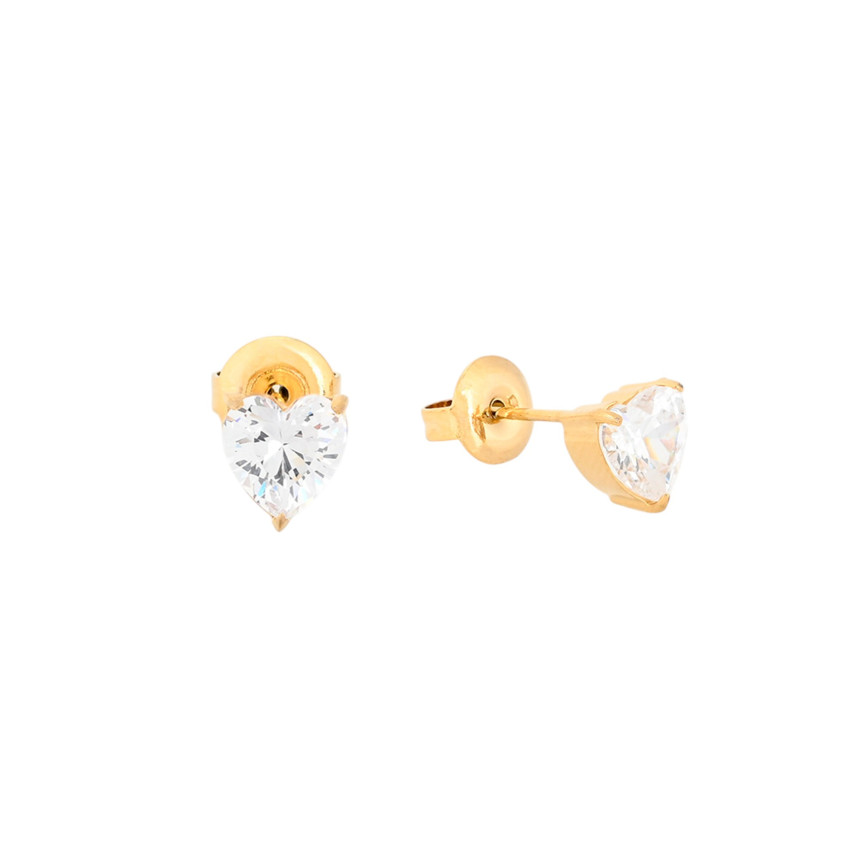 Boucles d'oreilles Delicate cœur petit