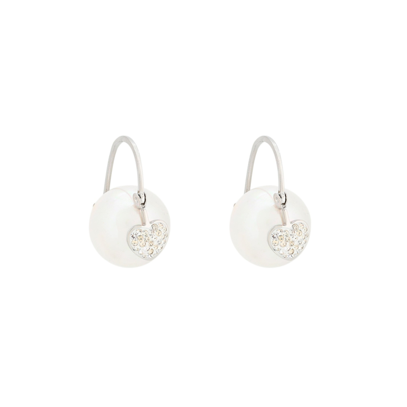Perle bianche Glamour con cuore